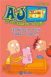Book cover of ¡El director está cada vez peor! by Dan Gutman