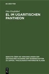 Book cover of El im ugaritischen Pantheon by Otto Eissfeldtel