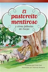 Book cover of El pastorcito mentiroso y otras fábulas de Esopo by Leah Osei