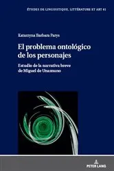 Book cover of El problema ontológico de los personajes by Maria Załęska