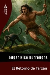 Book cover of El Retorno de Tarzán by Edgar Rice Burroughs