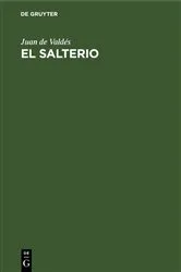Book cover of El Salterio by Juan de Valdés
