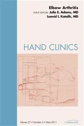 Book cover of Elbow Arthritis, An Issue of Hand Clinics by Julie Adams MD