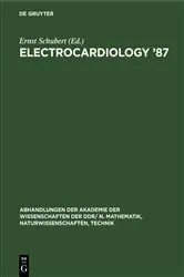 Book cover of Electrocardiology ’87 by Ernst Schubert