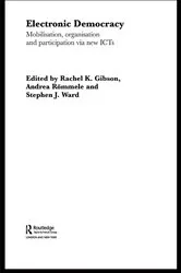 Book cover of Electronic Democracy by Rachel Gibson