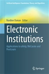 Book cover of Electronic Institutions by Nardine Osman
