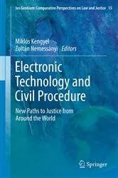 Book cover of Electronic Technology and Civil Procedure by Miklós Kengyel