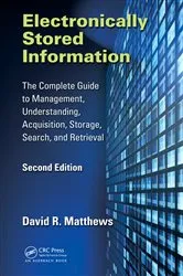 Book cover of Electronically Stored Information (2nd ed.) by David R. Matthews