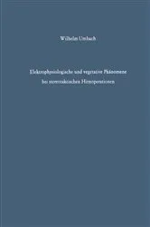 Book cover of Elektrophysiologische und vegetative Phänomene bei stereotaktischen Hirnoperationen by W. Umbach