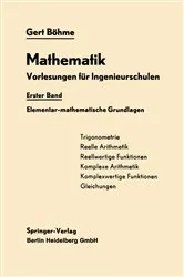 Book cover of Elementar-mathematische Grundlagen by Unknown