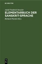 Book cover of Elementarbuch der Sanskrit-Sprache (10th ed.) by Unknown