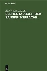 Book cover of Elementarbuch der Sanskrit-Sprache (5th ed.) by Unknown