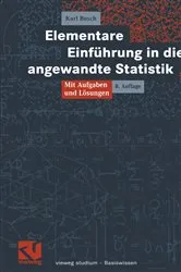 Book cover of Elementare Einführung in die angewandte Statistik (8th ed.) by Karl Bosch
