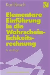 Book cover of Elementare Einführung in die Wahrscheinlichkeitsrechnung (6th ed.) by Karl Bosch