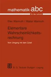 Book cover of Elementare Wahrscheinlichkeitsrechnung by Elke Warmuth