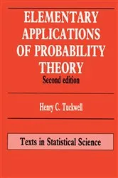 Book cover of Elementary Applications of Probability Theory (2nd ed.) by Henry C. Tuckwell