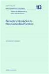 Book cover of Elementary Introduction to New Generalized Functions by J.F. Colombeau