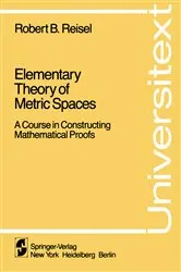 Book cover of Elementary Theory of Metric Spaces by Unknown