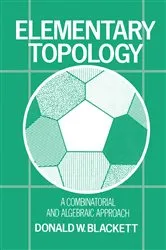 Book cover of Elementary Topology by Donald W. Blackett