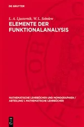 Book cover of Elemente der Funktionalanalysis (2nd ed.) by L. A. Ljusternik