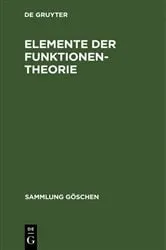 Book cover of Elemente der Funktionentheorie (9th ed.) by Unknown