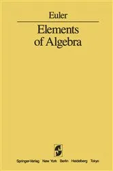 Book cover of Elements of Algebra by L. Euler