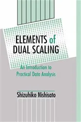 Book cover of Elements of Dual Scaling by Shizuhiko Nishisato