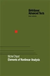 Book cover of Elements of Nonlinear Analysis by Unknown