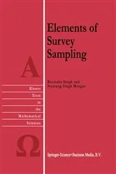 Book cover of Elements of Survey Sampling by R. Singh