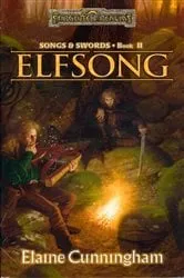 Book cover of Elfsong by Elaine Cunningham