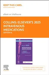 Book cover of Elsevier's 2025 Intravenous Medications - E-Book (41st ed.) by Collins PharmD, BCGP, Shelly Rainforth