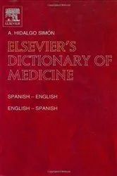 Book cover of Elsevier's Dictionary of Medicine by A. Hidalgo Simon