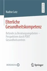 Book cover of Elterliche Gesundheitskompetenz by Nadine Lutz