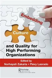 Book cover of Embedding Culture and Quality for High Performing Organizations by Norhayati Zakaria