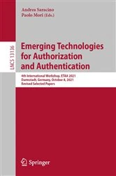 Book cover of Emerging Technologies for Authorization and Authentication by Andrea Saracino