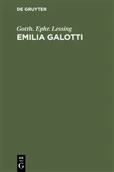 Book cover of Emilia Galotti by Gotthold Ephraim Lessing