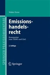 Book cover of Emissionshandelsrecht (2nd ed.) by A. Theuer