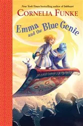 Book cover of Emma and the Blue Genie by Cornelia Funke
