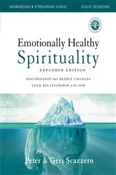 Book cover of Emotionally Healthy Spirituality Expanded Edition Workbook plus Streaming Video by Peter Scazzero
