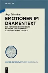 Book cover of Emotionen im Dramentext by Anja Schonlau