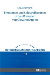 Book cover of Emotionen und Selbstreflexionen in den Romanen von Giovanni Arpino by Paul Geyer