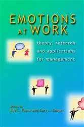 Book cover of Emotions at Work by Roy L. Payne
