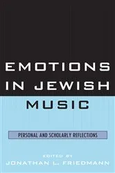 Book cover of Emotions in Jewish Music by Jonathan L. Friedmann