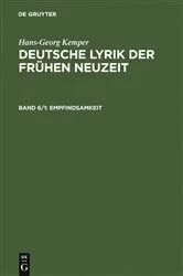 Book cover of Empfindsamkeit by Hans-Georg Kemper