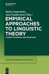Book cover of Empirical Approaches to Linguistic Theory by Britta Stolterfoht