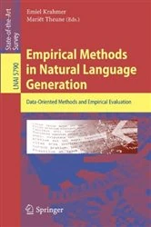 Book cover of Empirical Methods in Natural Language Generation by Emiel Krahmer