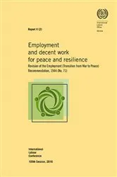 Book cover of Employment and Decent Work for Peace and Resilience by Unknown