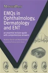 Book cover of EMQs in Ophthalmology, Dermatology and ENT by Mukhtar Bizrah