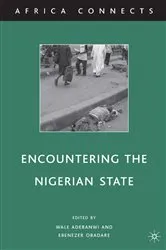 Book cover of Encountering the Nigerian State by W. Adebanwi