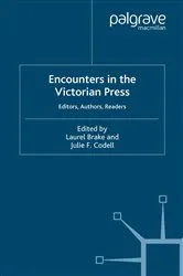 Book cover of Encounters in the Victorian Press by L. Brake